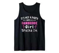 Cambridge Girl camina en fiesta Massachusetts East Coast Girl Camiseta sin Mangas