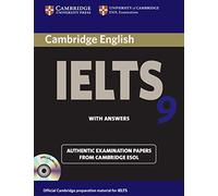 Cambridge IELTS 9 Self-study Pack (Student's Book with Answers and Audio CDs (2)): Authentic Examination Papers from Cambridge ESOL