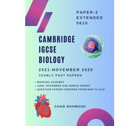 Cambridge IGCSE Biology (0610) Paper 2 Multiple Choice (Extended): Past Papers Practice Book (IGCSE and O Level Past Papers)
