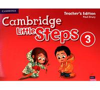 Cambridge Little Steps Level 3 Teacher's Edition: Vol. 3 - 9781108736688 (SIN COLECCION)