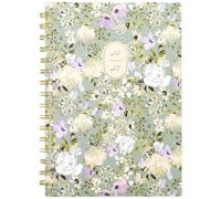 Cambridge Planificador académico semanal y mensual 2026-2027, 12 meses de julio-junio, 5-1/2 x 8-1/2 pulgadas, Leah Bisch, Peony Field (LB51-200A)