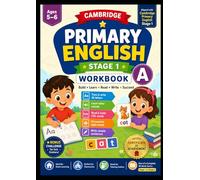 Cambridge Primary English: Stage 1 Workbook A: Phonics, Tracing, CVC Words & Sight Words Practice for Ages 5-6 | Kindergarten English Workbook (Cambridge English)