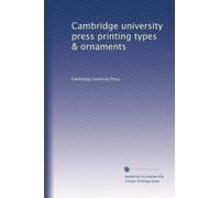 Cambridge university press printing types & ornaments