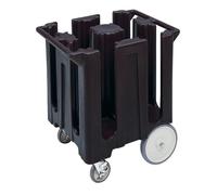 CAMBRO - DC825-110 - Carro fijo para platos de 18,1 a 21 cm 180-240 platos - 73 x 60,5 x 81,5 cm - Negro
