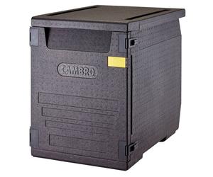CAMBRO - EPP4060FNR-110 - Contenedor isotérmico con carga frontal Cam Gobox para bandejas de 60x40 cm sin guías 155 L