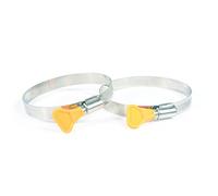 Camco 39553 Abrazaderas Twist-It para manguera de alcantarillado RV de 3 pulgadas, paquete de 2
