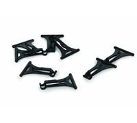 Camco 42720 Clips para Colgar toldos, Negro, 5/8 Pulgadas, Juego de 8
