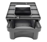 Camco 43450 Pop-A-Drawer, cajón Debajo del gabinete RV - La solución Almacenamiento Adicional en tu RV - Soportes de Montaje y Accesorios incluidos, carbón