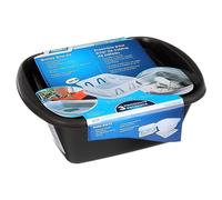 Camco 43518 Kit de Fregadero Negro con escurridor, Bandeja y Alfombrilla para Fregadero