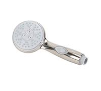 Camco Alcachofa de ducha para caravana/marina | Cuenta con un práctico interruptor de encendido/apagado para duchas eficientes de agua | 5 patrones de pulverización | Níquel cepillado (43746)
