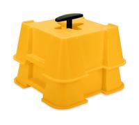 Camco Fasten - Base de nivelación de Alta Ganancia para RV - Diseño de anidación para Almacenamiento de RV - Práctica asa de Transporte - Compatible con Bloques Cuadrados de nivelación de RV y Gatos