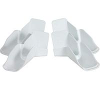 Camco FBA Manufacturing 42134: Boquilla de canalón con extensión, Blanco, 4 Unidades (2 izquierdas/2 derechas), Talla única