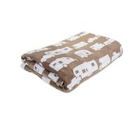 Camco Life is Better at The Campsite - Manta de Forro Polar de Felpa, tamaño Queen Mide 90 Pulgadas de Largo x 90 Pulgadas de Ancho, Color Gris (53126)