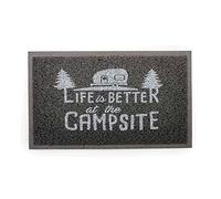 Camco Life Is Better at The Campsite tapete de Bienvenida para Interiores y Exteriores