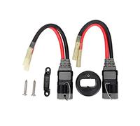 Camco Trac Outdoors - Kit de conectores de alta corriente, calibre 8, actualiza tus conectores de motor de arrastre a alta corriente de 12 V o 24 V de potencia, para 60 amperios 12/24/36 V de potencia
