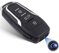 camddegg Cámara espía 1080p, Mini cámara Oculta de 64 GB Cámara de Llave de Coche con detección de Movimiento, Cámara de Seguridad de Llavero de Video pequeño portátil