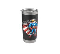 Camden USA Eagle - Superhéroe patriótico para niños con nombre Camden Vaso térmico de acero inoxidable de doble pared