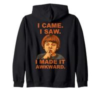 Came I Saw I Made It Awkward Sarcasmo Humor Cita Divertida Sudadera con Capucha