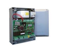 CAME Marco de control ZLX24MA universal con alimentación a 230 V AC para puertas de dos puertas batientes a 24 V con pantalla de programación y señalización