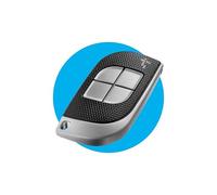 CAME TTS Elegante Mando a Distancia de Cuatro Canales para Puertas, Código Fijo, 433,92 MHz, Función de Autoaprendizaje, Compatibilidad Exclusiva con Mod.CAME