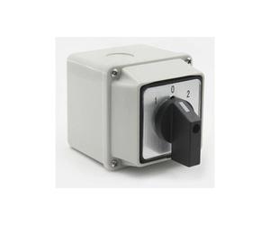Came Universal Rotary Selector Switch LW26-20A 220V - 8 terminals, 3 positions 1-0-2, Inverter Switch with multiple colors, Largeight