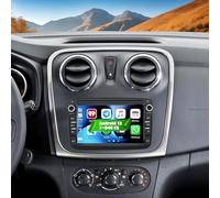CAMECHO 2+64G 7 Pulgadas Autorradio para Renault Dacia Duster Sandero Dokker Logan con Cámara Trasera AHD, Android 13 Bluetooth Radio con Wireless Carplay Android Auto WiFi GPS FM/RDS EQ +Canbus