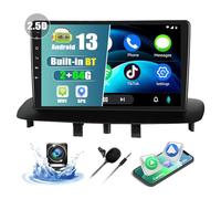 CAMECHO 2+64G 9" HD Android 13 Autoradio para Renault Megane 3 Fluence 2 (2008-2014) con Cámara de Respaldo, Wireless Carplay Bluetooth Radio con WiFi Navi GPS FM/RDS Android Auto Mirror Link +Canbus