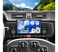 CAMECHO 2+64G Wireless Carplay 6.2" Autoradio para Fiat Panda 2013-2020 Android 13 Radio con Cámara de Respaldo Bluetooth Navi WiFi GPS FM/RDS Android Auto Mirror Link SWC HD Touchscreen +Canbus 2USB