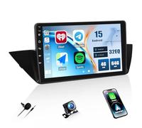 CAMECHO 4+64G Android 15 Autorradio para BMW X1 E84 2010-2016 con Cámara Trasera, 10 Pulgadas Wireless Carplay Bluetooth HD Touchscreen Radio con Android Auto GPS WiFi FM/RDS Mirror Link +Canbus