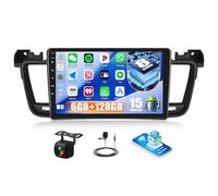 CAMECHO 6+128G 8 Núcleos Android 15 Autoradio para Peugeot 508 2012-2016, 9 Pulgadas Bluetooth Radio con GPS WiFi Carplay Inalámbrico Android Auto FM/RDS DSP Mirror Link +Cámara Trasera Canbus