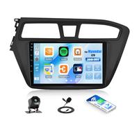 CAMECHO CarPlay Autoradio 9 Pulgadas DSP Radio para Hyundai i20 2015-2017 con Android Auto, FM RDS, Bluetooth, Pantalla Táctil HD con Soporte Youtube, Control del Volante, y Cámara Trasera
