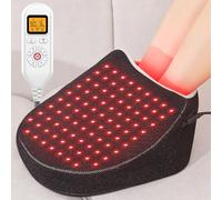 CAMECO 1 paquete de terapia de luz infrarroja para pies, terapia de luz roja para neuropatía de pies, temporizador de 0 a 30 minutos para uso doméstico