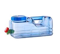 CAMEIRGOU Bidón De Agua para Camping, 10L Dispensador De Agua con Grifo, Depósito De Agua con Grifo, Contenedor De Agua para Camping, Depósito De Agua para Camping con Asas para Picnic, Senderismo