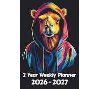 Camel 2 Year Weekly Planner: 104 Week Sunday to Saturday Calendar | Gift For People Who Love Safari Animal, African Savanna Lovers | Ideal for ... and Busy Individuals | 6 x 9 Inches | v1