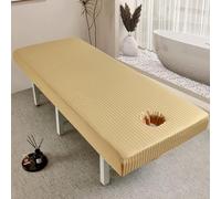 Camel,80x190cm/2.6x6.2ft,Sola De Cama De Masaje Con Orificio De La Cara,Mesa De Cubierta De Masaje Transpirable Cubierta Reutilizable De La Cama De La Cama De Belleza