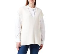 camel active 309521/8k04 Chalecos suéteres, Beige, L para Mujer