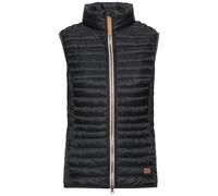 camel active 360460-9e50 Chaqueta de mujer Mujer | Chaleco acolchado resistente al viento e impermeable con cuello alto y cremallera de 2 vías, sin plumón
