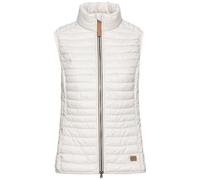 camel active 360460-9e50 Chaqueta de mujer Mujer | Chaleco acolchado resistente al viento e impermeable con cuello alto y cremallera de 2 vías, sin plumón