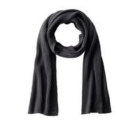 camel active 407470/2V47 Bufanda de Punto, Negro, Talla única para Hombre
