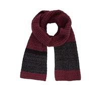 camel active 407530/8v53 Bufanda de Punto, Merlot, Talla única para Hombre