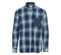 camel active 409112/8S12 Camisa, Azul Vaquero, M para Hombre