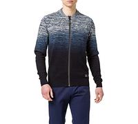camel active 4095215K10 Suter crdigan, Azul Noche (Night Blue), M para Hombre