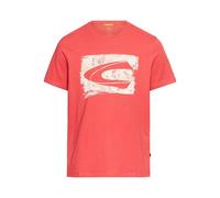 camel active 409700-5t02 Camiseta, Rojo, XL Hombres