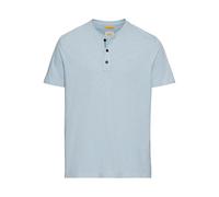 camel active 409474/9t04 Camisa Henley, Azul, XL Hombres