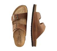 camel active 54bo001-400400, Sandalia Hombre, Negro, 42 EU