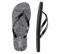 camel active 54py001-830100, Sandalia Hombre, Negro, 45 EU
