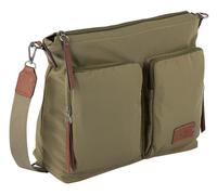 camel active bags Sky - Bolso bandolera con cremallera para mujer (tamaño grande), caqui, 33,5 x 14,5 x 36, Shopper