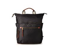 camel active Mochila tipo hobo Bari para mujer, talla mediana, negra