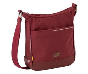 camel active bolso bandolera City BB Cross Bag Dark Red rojo oscuro