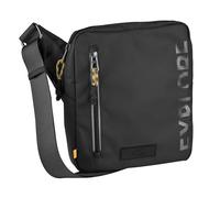 camel active Explore Bolso de hombro para Hombre, 004116, Negro, 22x6,5x24